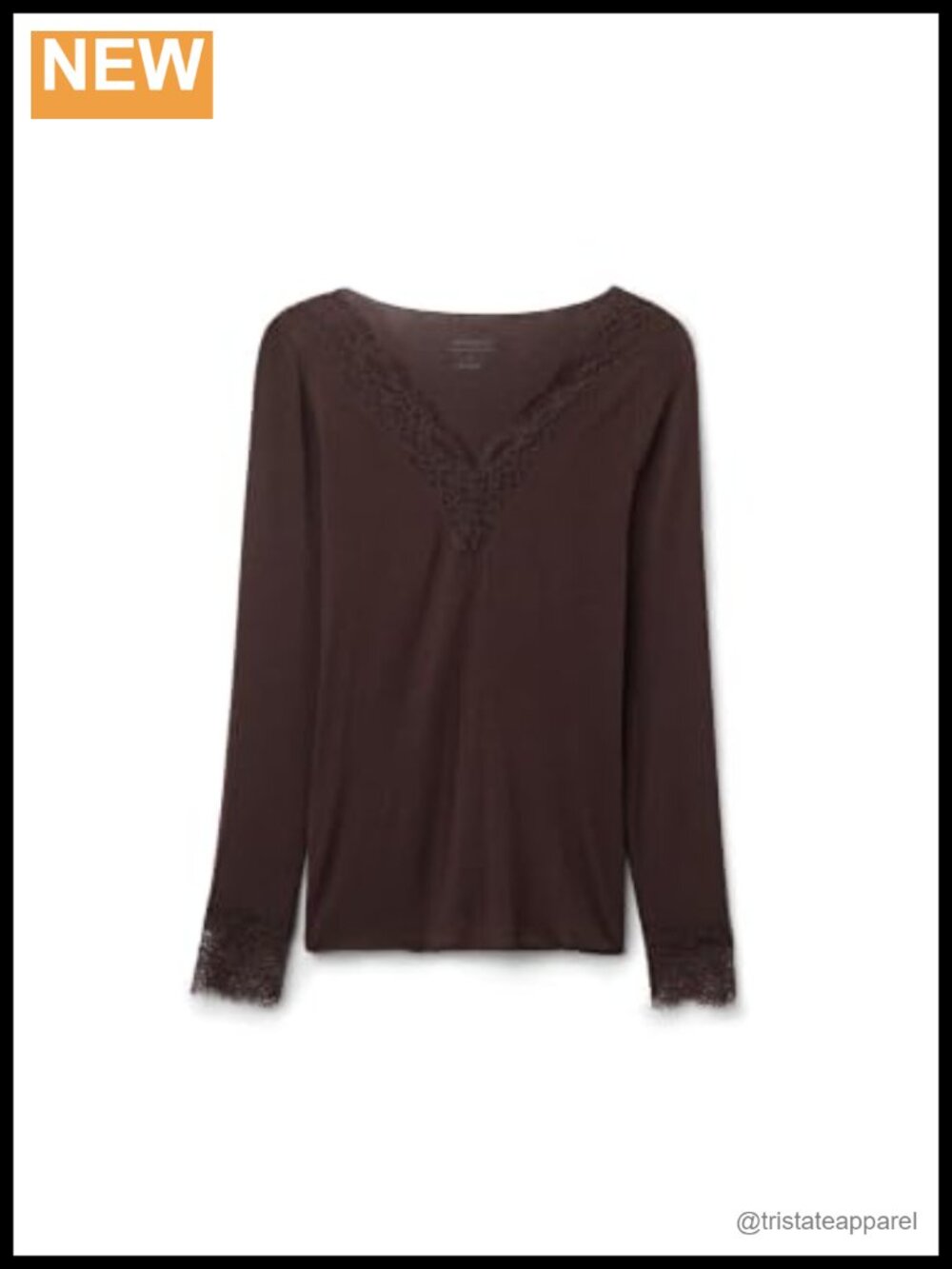 Ultralight Cashmere Lace Long Sleeve Blouse Sheer Modal Top
